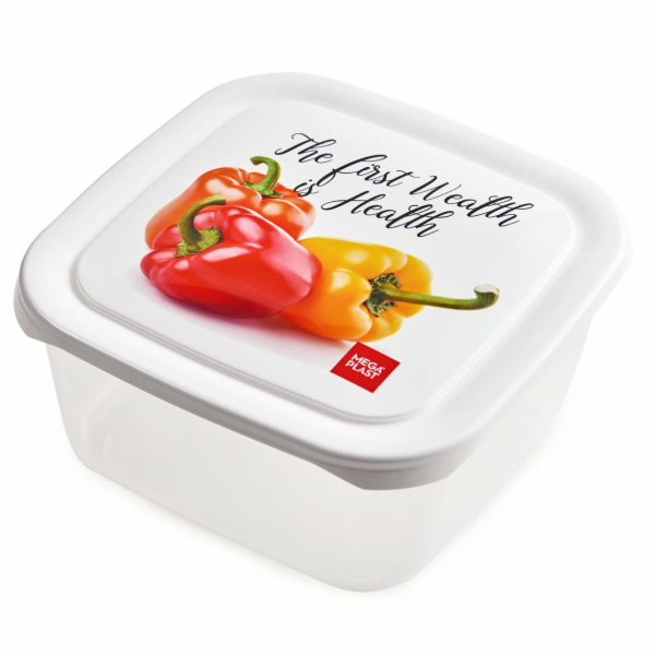 Box jídelní 2 l s potiskem plast