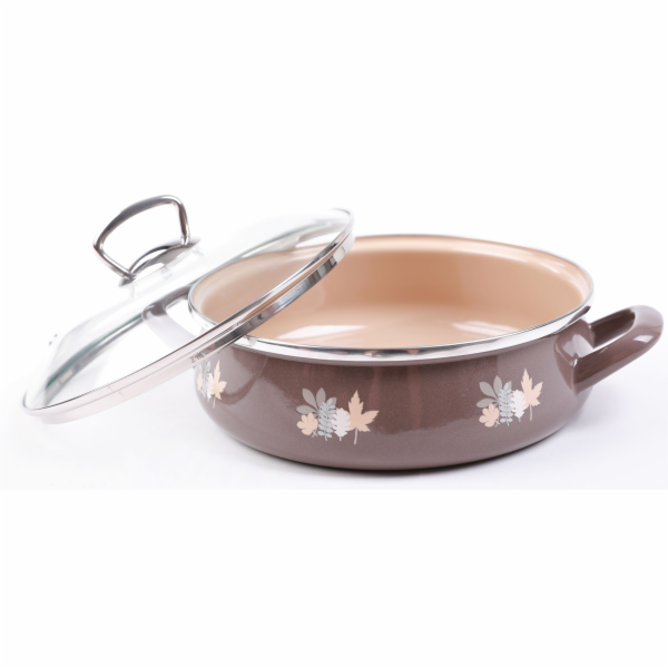 Rendlík smalt 24 cm/3,4 l s poklicí elegant LÍSTKY