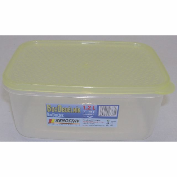 Dóza na potraviny 1,2 l  plast