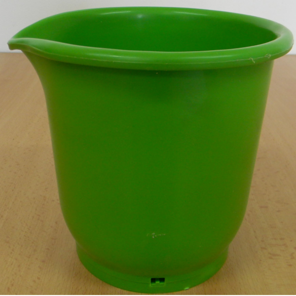 Mísa s výlevkou 2 l plast zelená
