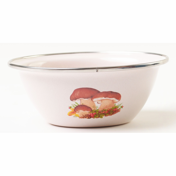 Miska smalt 0,6 l/16 cm Olymp houby