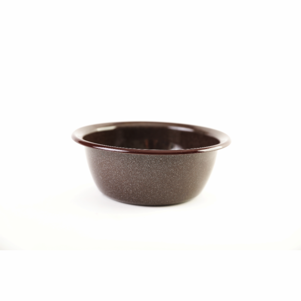 Miska smalt 800 ml/14 cm Olymp hnědý granit