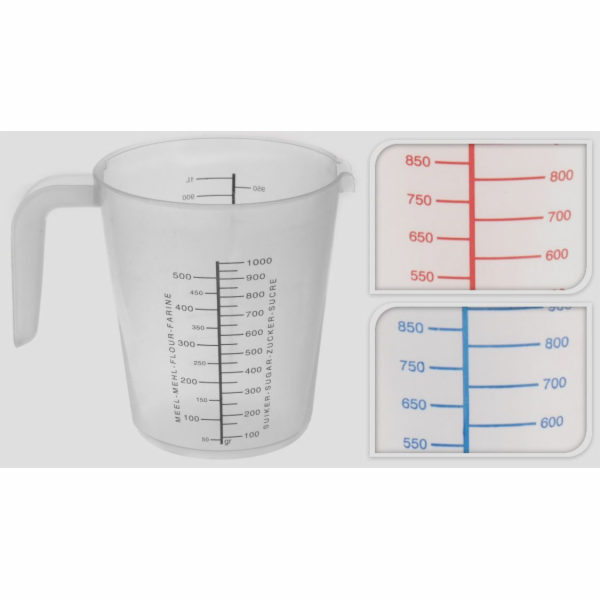 Odměrka 1000 ml plast