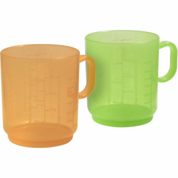 Odměrka 250 ml hrníček-odměrka matový plast