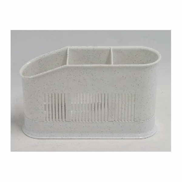 Odkapávač na přibory třídílný 21x6,5x13 cm plast
