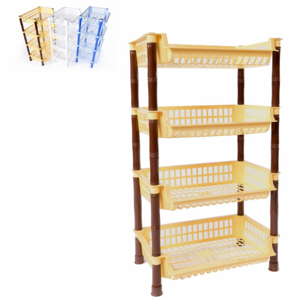 Regál stohovací 4 koše 41x29x71 cm Sterk plast