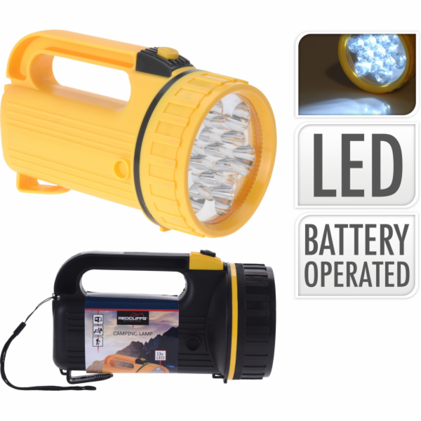 Svítilna kempingová 21 cm 13 LED plast