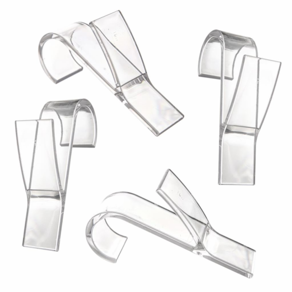 Háček na topné těleso 4 ks 10x2,5cm plast
