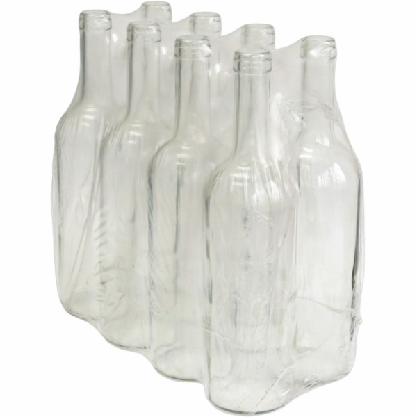 Láhev na víno 0,75 l bílá