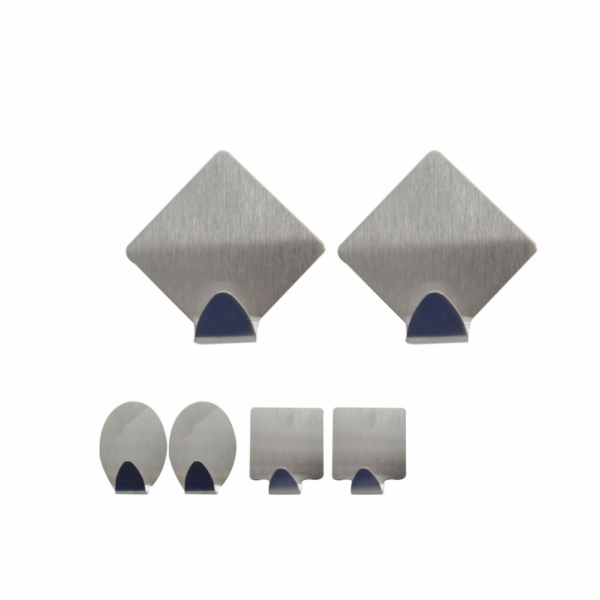 Háček samolepící 2 ks nerez 5x3,5x2 cm