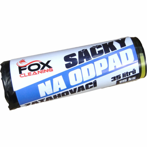 Pytel na odpadky zatahovací 35l/15 ks LDPE silné