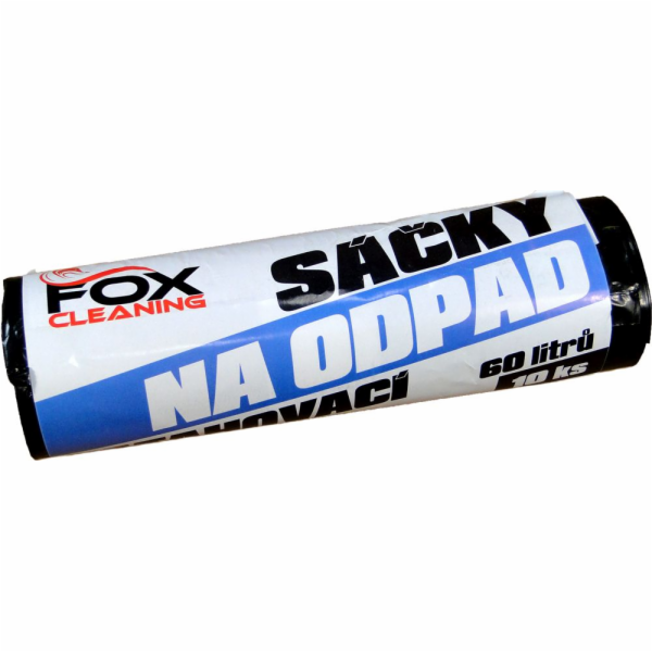 Pytel na odpadky zatahovací 60l/10 ks LDPE silné