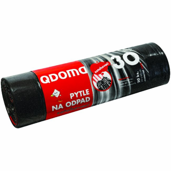 Pytel na odpadky zatahovací 60l/15 ks černé Vigo