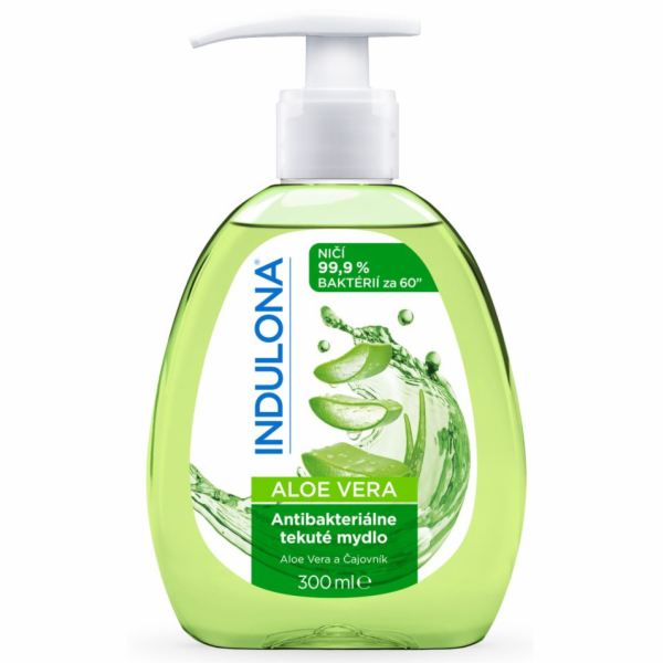Mýdlo tekuté 300 ml antibakteriální Aloe Vera Indulona