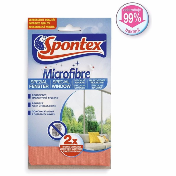 Utěrka na sklo mikrovlákno Spontex Window Special