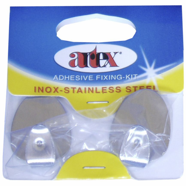 Háčky nerez 2 ks 3,5 cm samolepící 2290