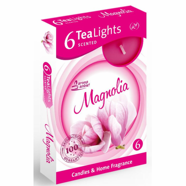 Svíčka čajová 6 ks Magnolia