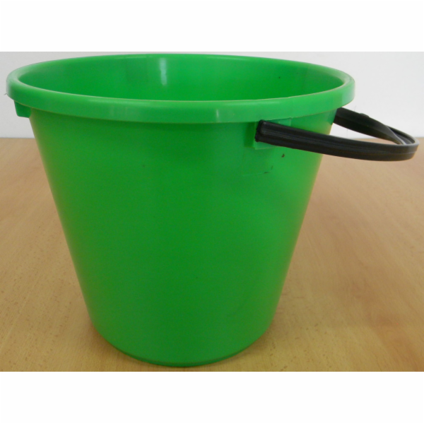 Vědro 10 l plast zelené