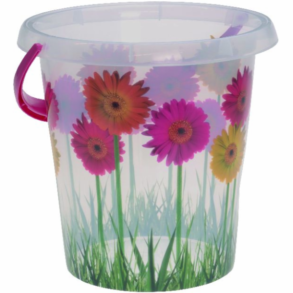 Vědro 12 l  potisk plast
