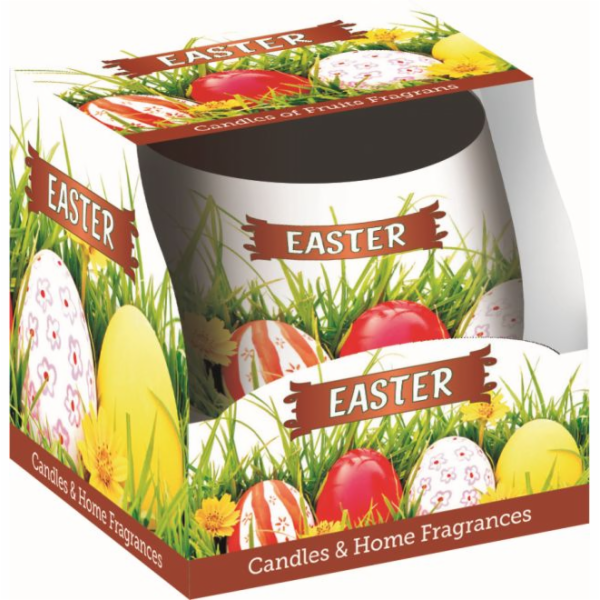 Svíčka vonná 100 g Easter ve skle
