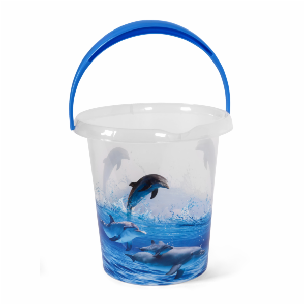 Vědro s potiskem 12 l plast
