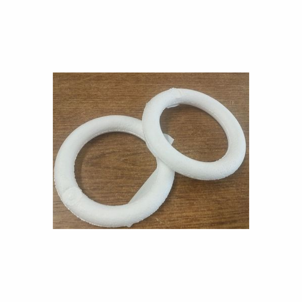 Kroužek polystyren 13 cm slabší korpus na výrobu věnců