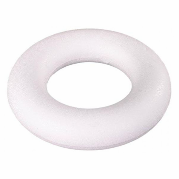 Kroužek polystyren 15 cm korpus na výrobu věnců