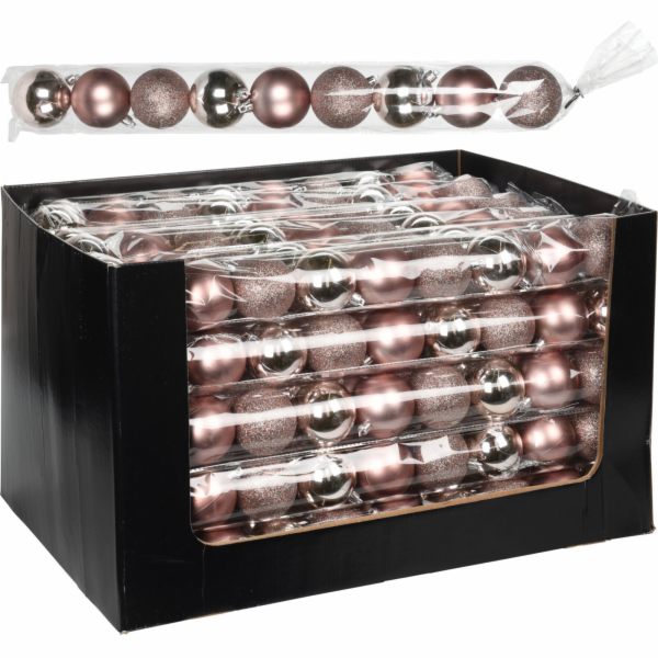 Ozdoba vánoční koule 9 ks 6 cm Elegance