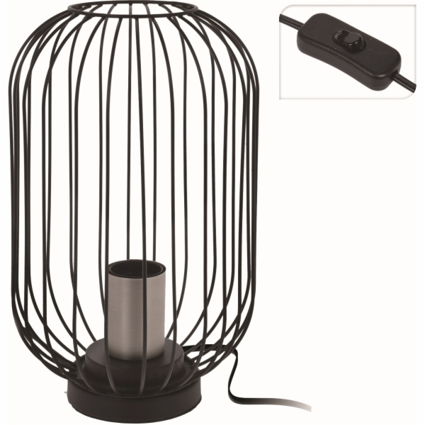 Lampa stolní 29x18 cm kov