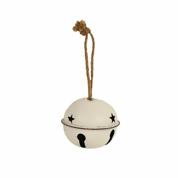 Rolnička&nbsp;bílá&nbsp;kovová&nbsp;8&nbsp;cm