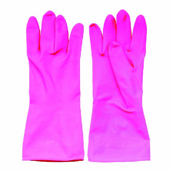 Rukavice na úklid latex, velikost 8/M