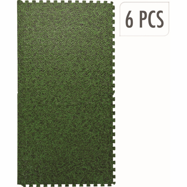 Dlaždice podkladová 6 ks 40x40x1 cm EVA tráva