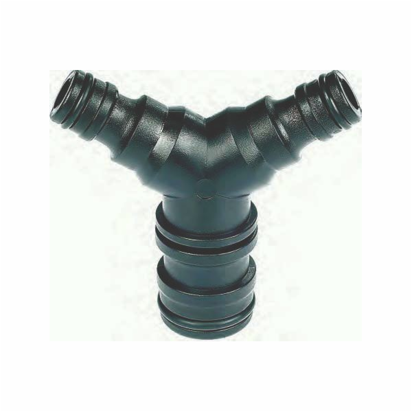 Roztrojka redukční  Y 1"-1/2"-1/2" plast