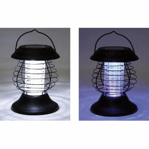 Lampa solární na hubení hmyzu UV LED 2v1