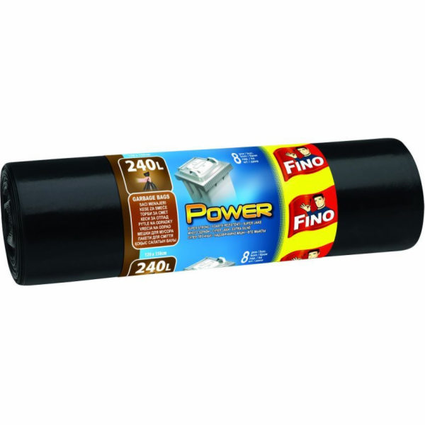 Pytel na odpadky 240 l/8 ks / 150x120 cm / 50 my Fino