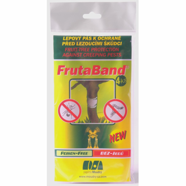 Lapač hmyzu-pás lepící 4 ks FrutaBand