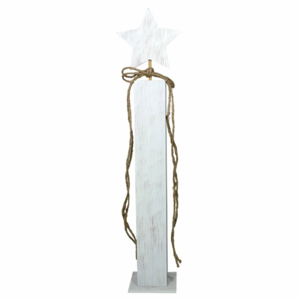 Dekorace dřevěná hvězda 47cm