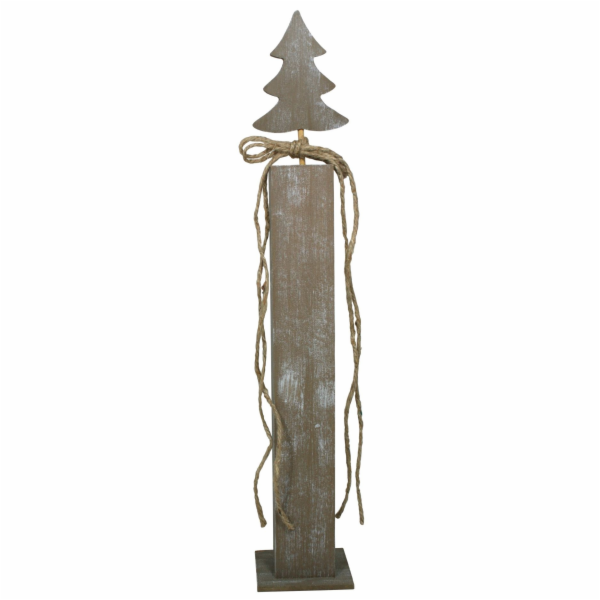 Dekorace dřevěný stromek 48cm