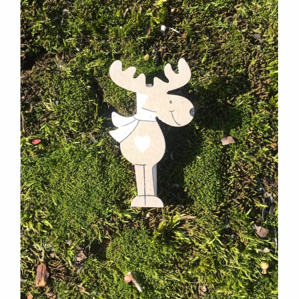 Dekorace sobíci na kolíčku 9x5 cm