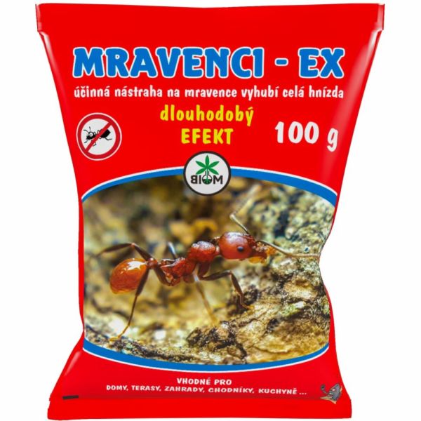 Návnada na hubení mravenců prášek 100 g MRAVENCI-EX