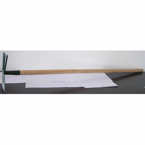 Motyka plochá+trojzub s násadou 100 cm