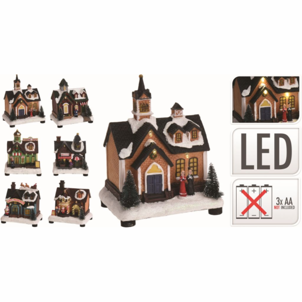 Domeček vánoční s LED osvětlením