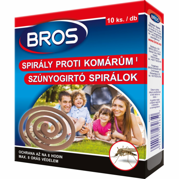 Spirála proti komárům 10 ks BROS
