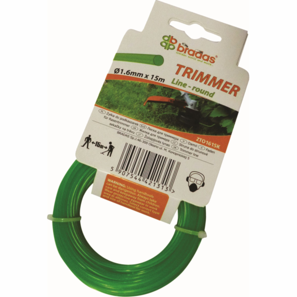 Struna do sekačky 2,4 mm/15 m-kruh