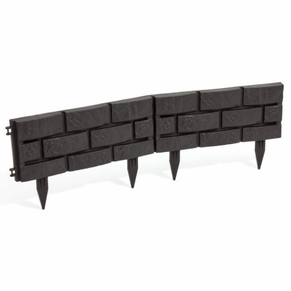 Obrubník zahradní 2,2 m plast hnědý