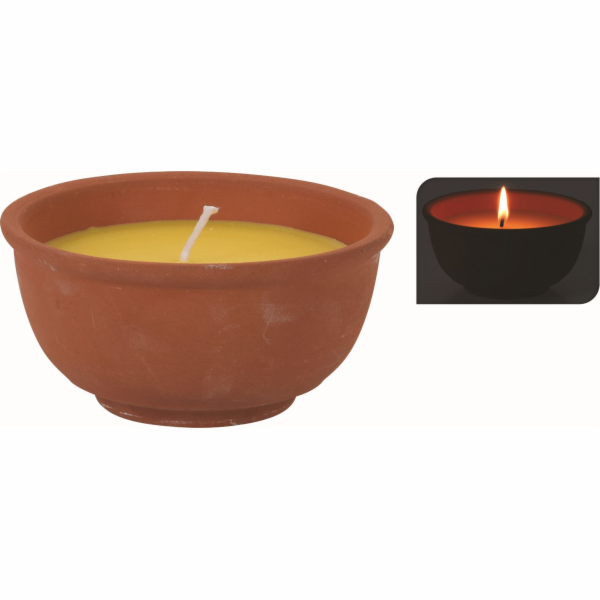 Svíčka proti hmyzu Citronella 123 g v keramickém obalu