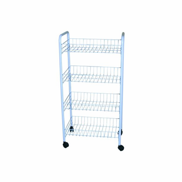 Regál 4 koše pojízdný
