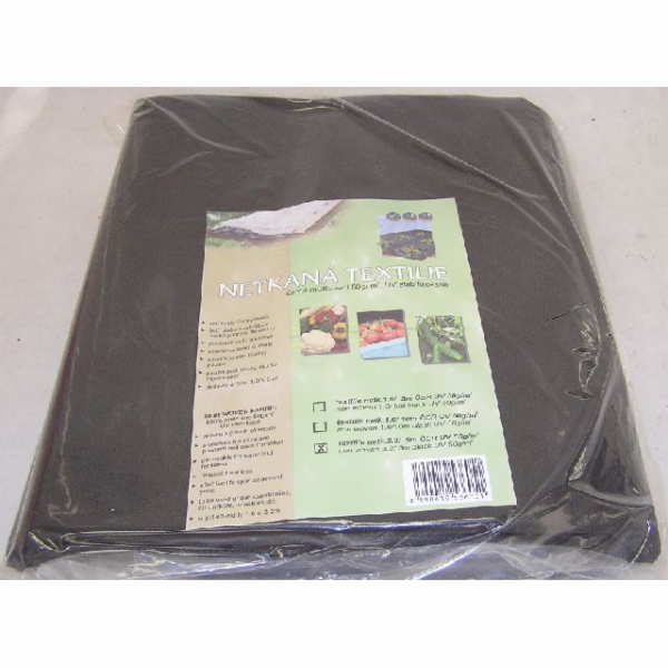 Textilie netkaná 3,2x5 m černá