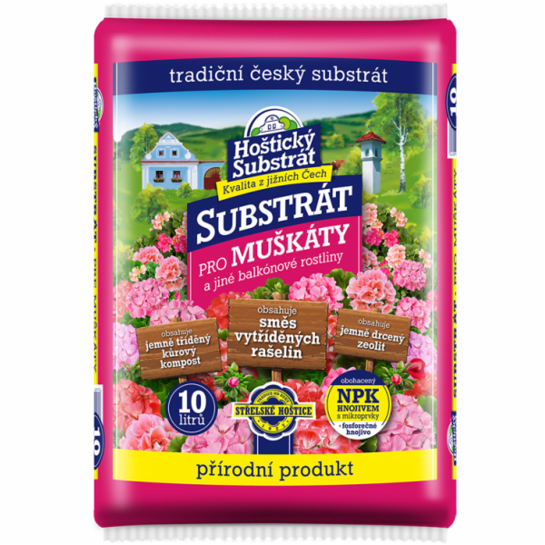Substrát Forestina Hoštický pro muškáty 10 l