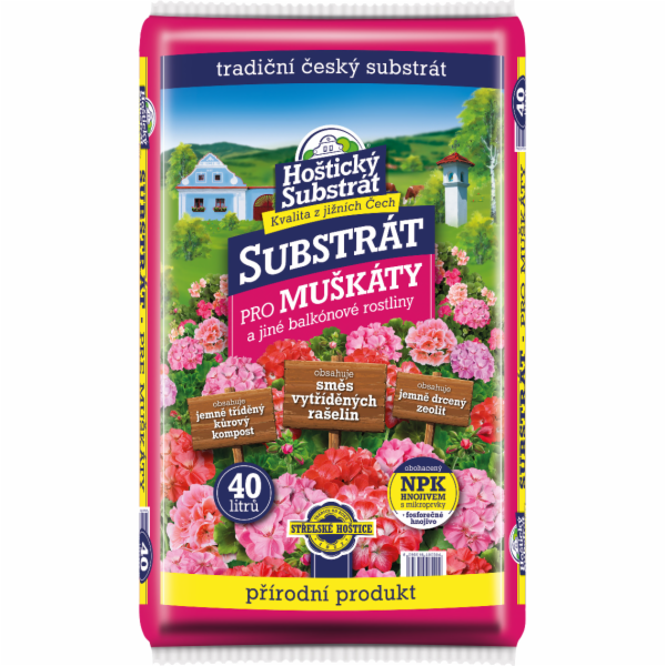Substrát Forestina Hoštický pro muškáty 40 l